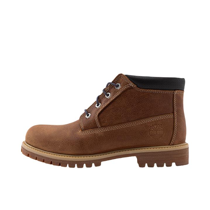 推荐商品：Timberland/添柏岚 Kenniston Nellie 户外防水 厚底增高 休闲 耐磨 短筒 马丁靴 铁锈色