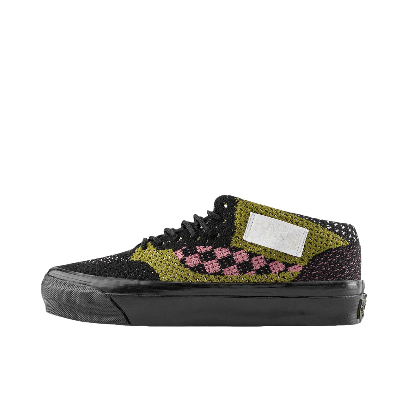 推荐商品：Vans/范斯 Skate Half 舒适百搭 美式 减震轻便 防滑耐磨 透气 帆布鞋 黑色/绿色