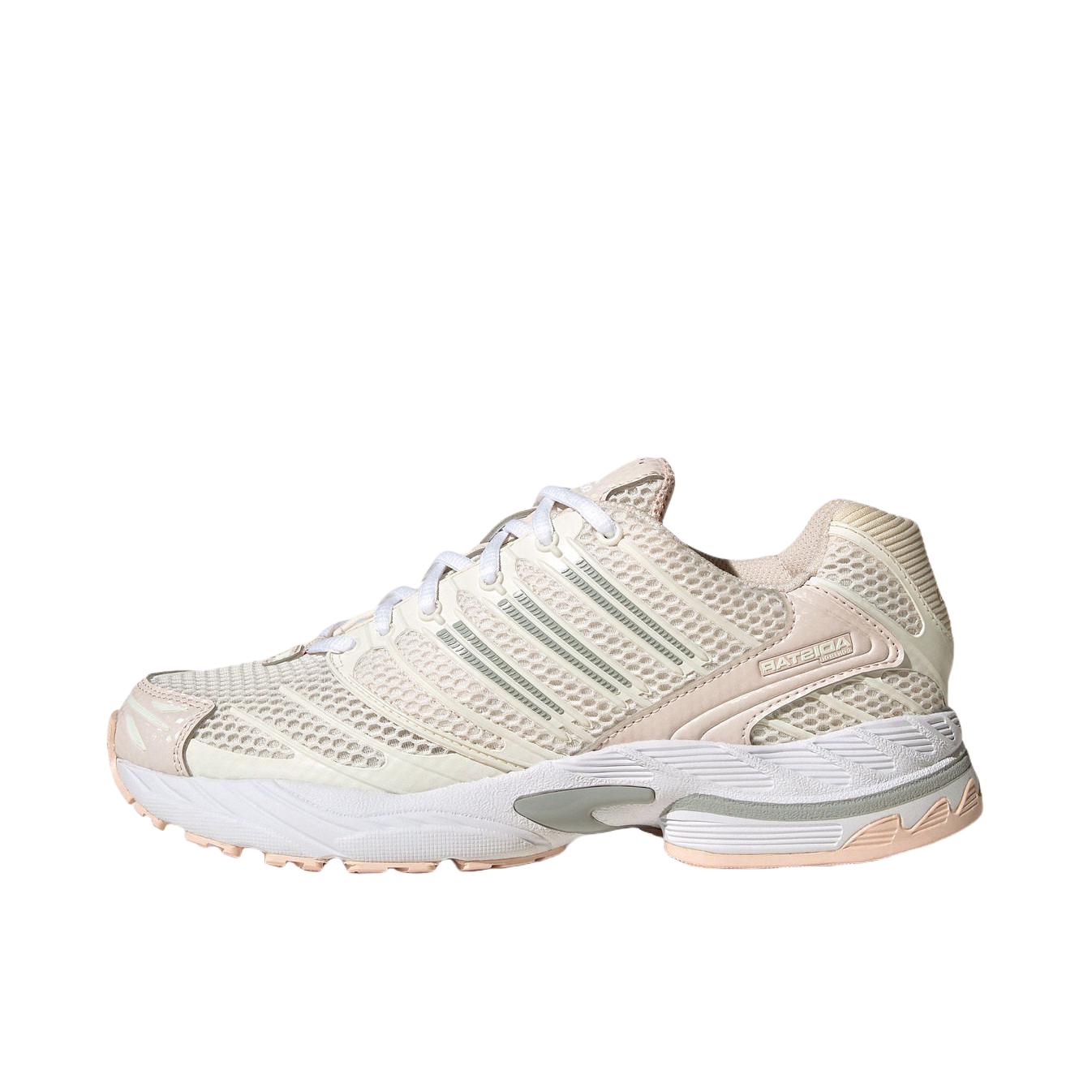 推荐商品：adidas Adistar Control 3 跑鞋 厚底橡胶圆头系带贴合网面 奇迹石英色/汉玉白/白色