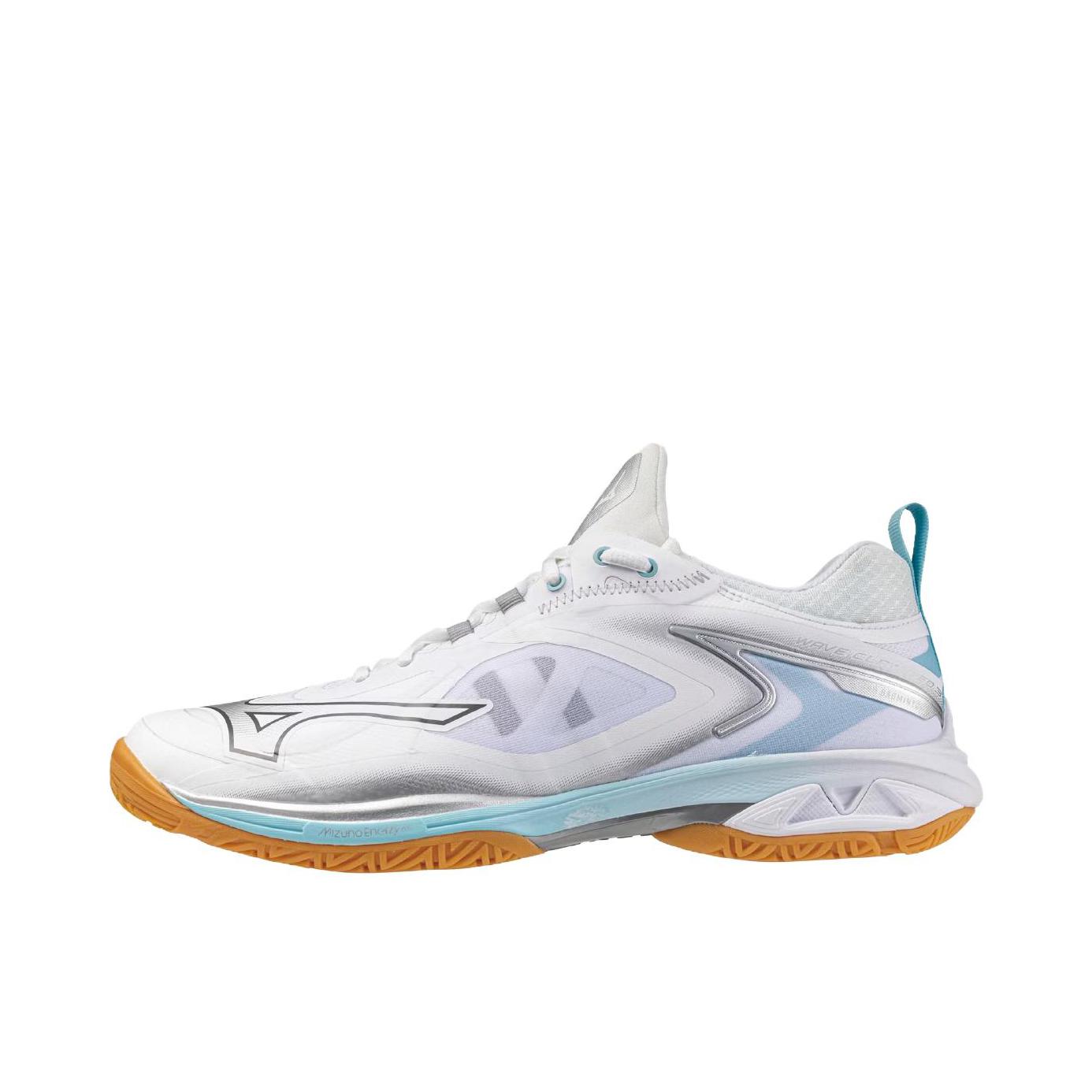 推荐商品：Mizuno/美津浓 WAVE CLAW NEO 3 减震 比赛 透气 合成革 羽毛球鞋 3E宽/鸳鸯款/白色