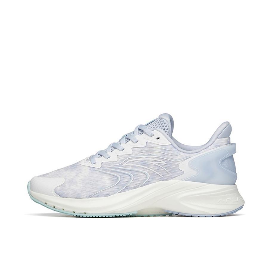 推荐商品：安踏 羚跑 2.0 跑鞋 虫洞科技缓震防滑耐磨网面透气 女款/冰粉紫/象牙白