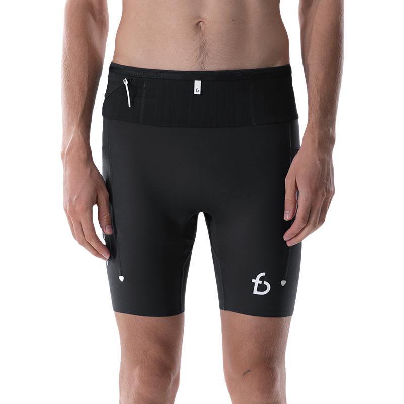 推荐商品：FlipBelt/飞比特 2026SS 速干透气吸湿运动短裤 6SMCS4 经典黑