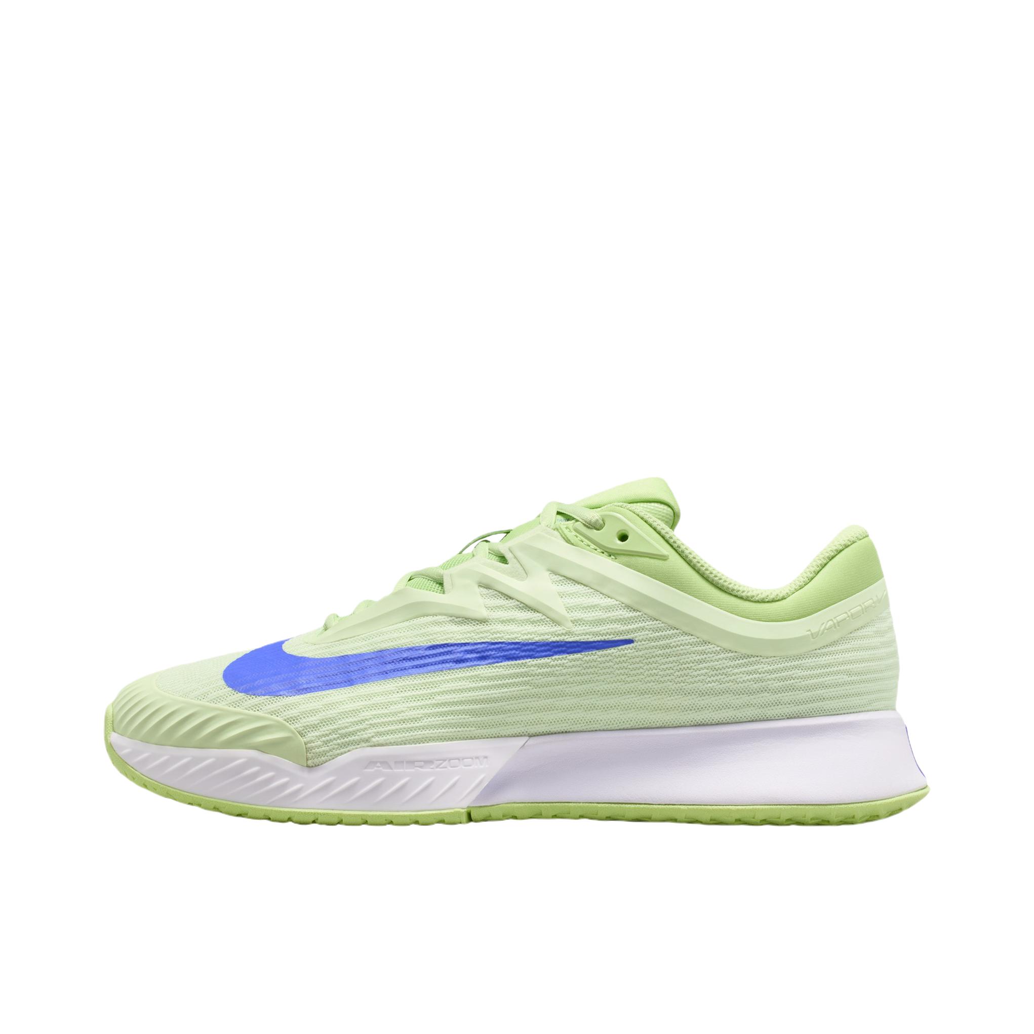 推荐商品：Nike Vapor Pro 3 防滑耐磨 缓震回弹 舒适轻便 硬地球场 网球鞋 浅荧光黄/宝石蓝/实验室绿/白色