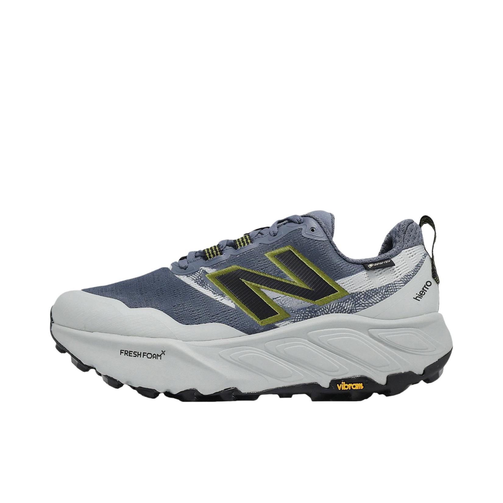 推荐商品：New Balance Fresh Foam X Hierro v9 跑鞋 防滑耐磨低帮越野轻量耐久圆头贴合支撑 2E宽/蓝色