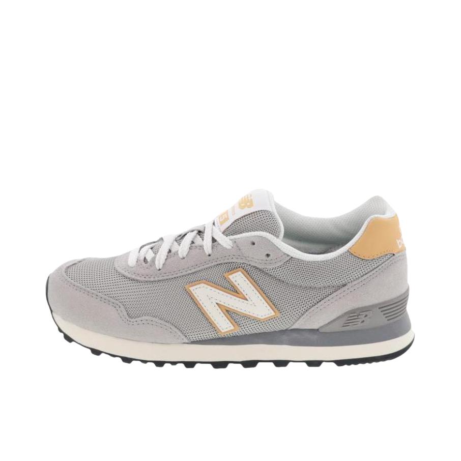 推荐商品：New Balance 515 跑鞋 时尚复古防滑耐磨舒适透气低帮耐穿 B宽/女款/浅灰色