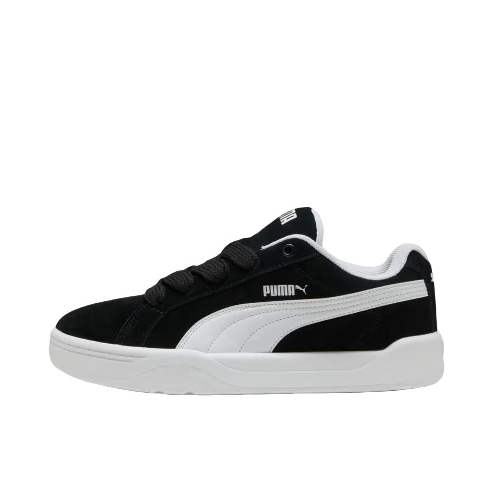 推荐商品：Puma/彪马 Park Lifestyle Yeezy 板鞋 低帮复古轻便防滑减震滑支撑 黑色/奶白色 