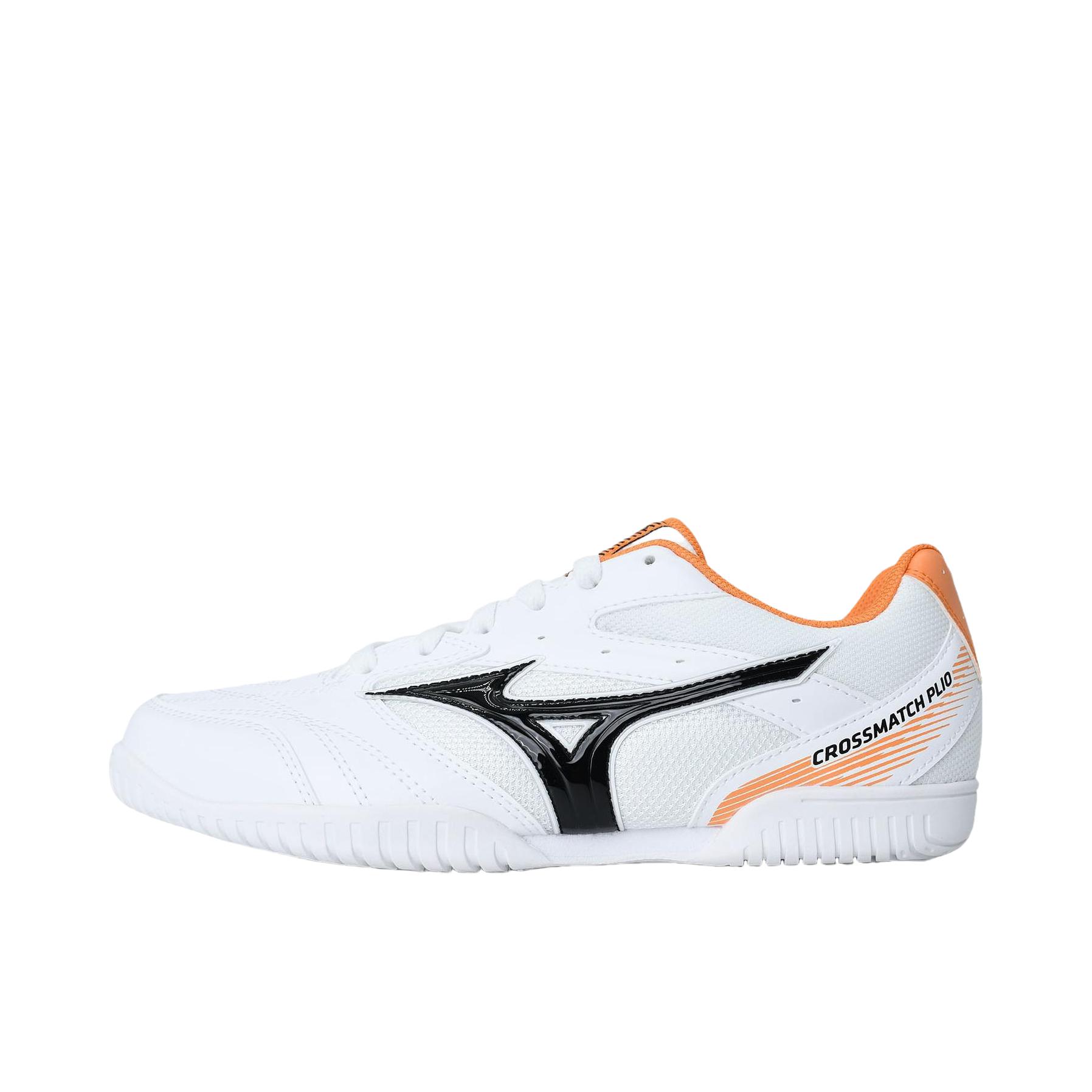 推荐商品：Mizuno/美津浓 Crossmatch PLIO CN 2代 乒乓球鞋 织物减震耐磨 白色/黑色/橙色