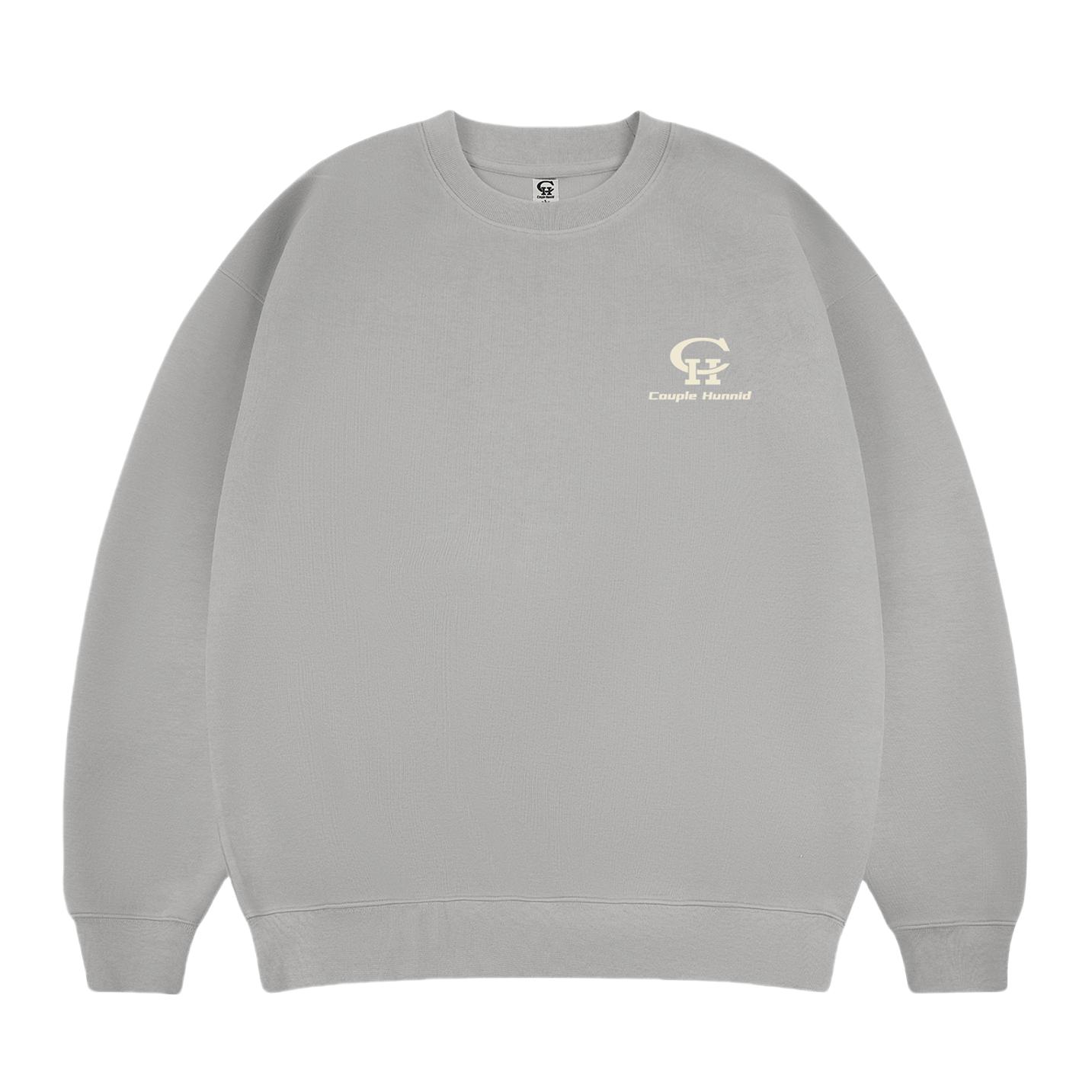 推荐商品：Couple Hunnid/谢帝 印花套头长袖圆领卫衣 CH25S186 灰