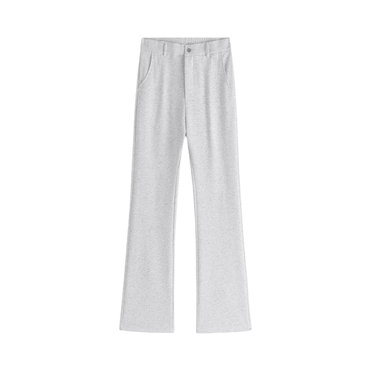 推荐商品：MARK WAFFLE 直筒保暖微喇休闲长裤 MKF-JSDN-BD01-D1 花灰