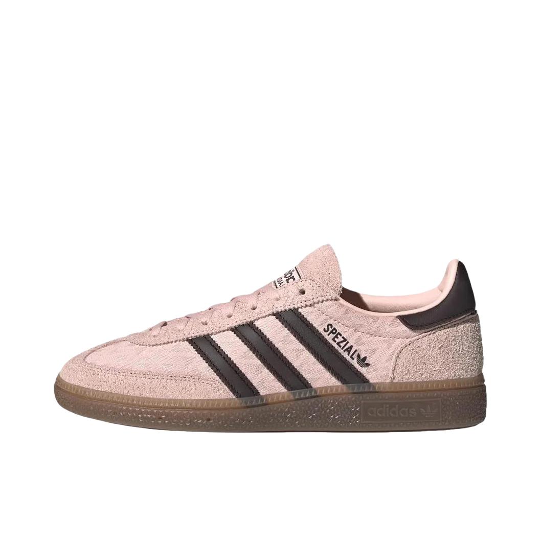 推荐商品：adidas Originals HANDBALL SPEZIAL T头鞋 德训鞋 板鞋 舒适耐磨复古防滑 蜜桃粉