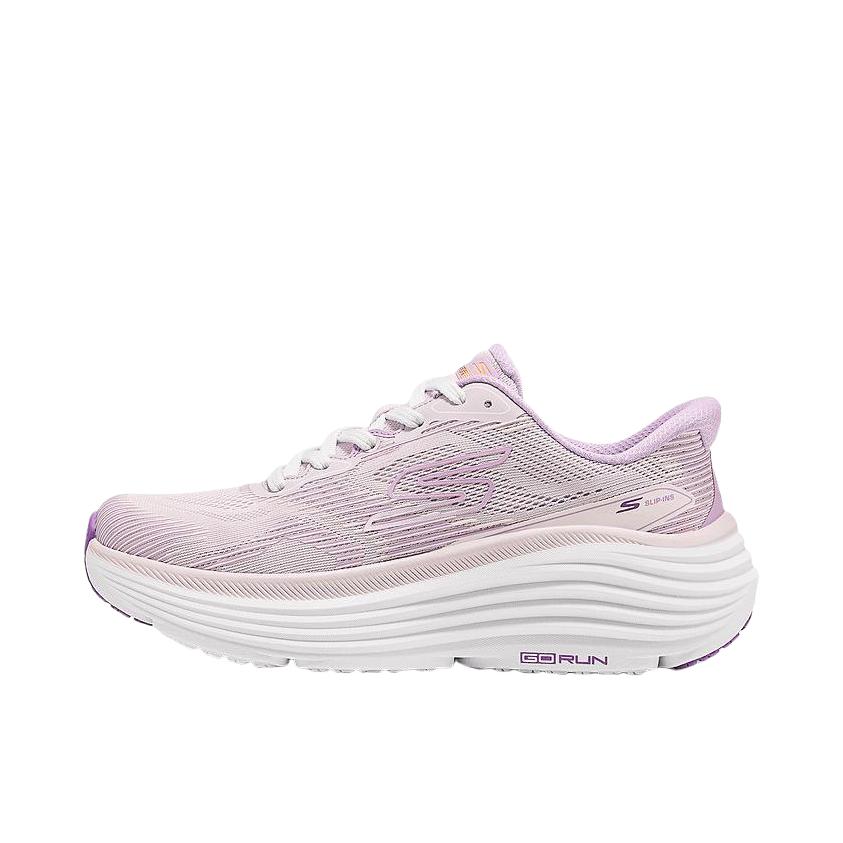推荐商品：Skechers/斯凯奇 MEN'S GO 跑鞋 轻质透气时尚贴合回弹网布训练网面缓震一脚蹬竞速 女款/薰衣草色