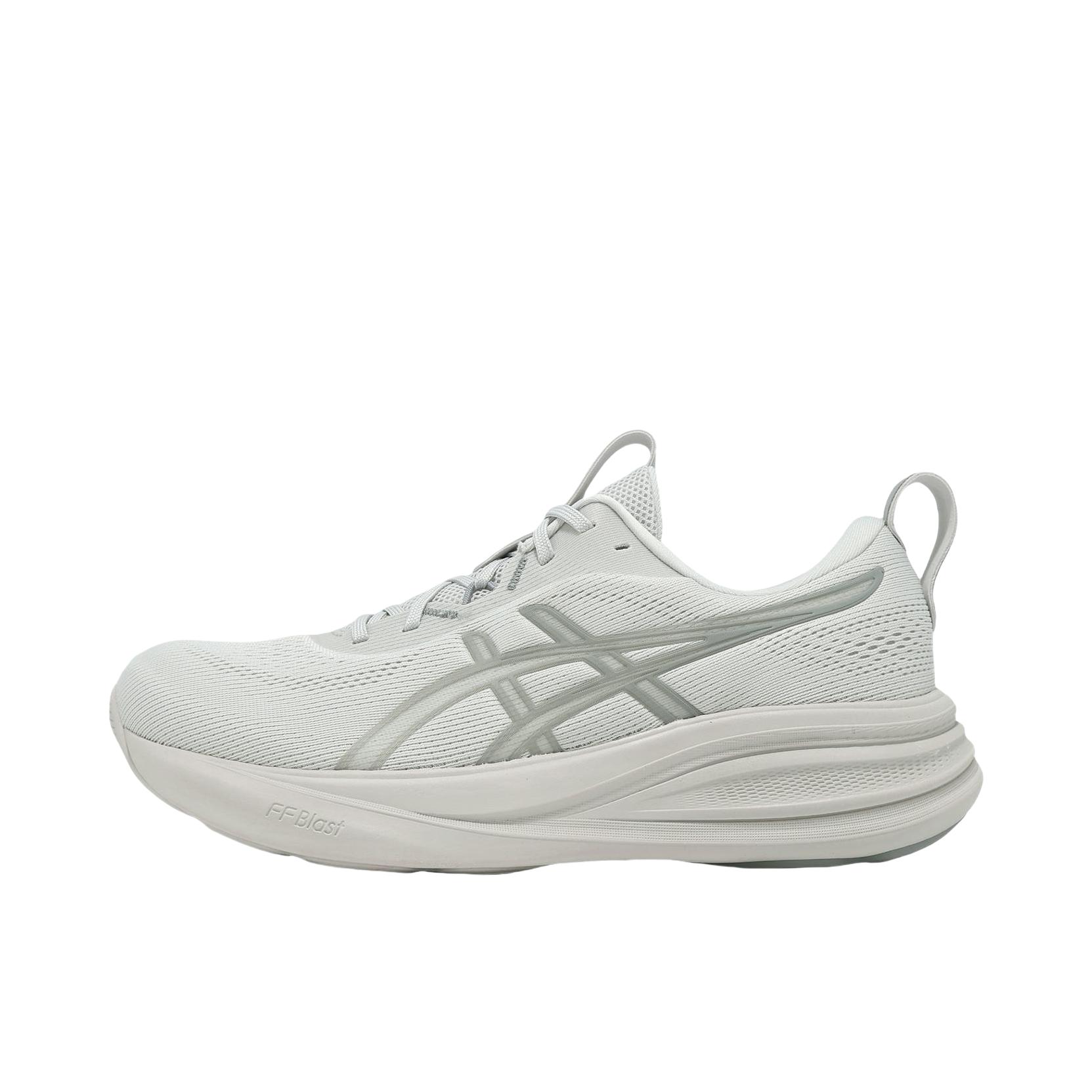 推荐商品：Asics/亚瑟士 GEL-PULSE 17 跑鞋 舒适休闲百搭时尚贴合防水缓震支撑减震回弹网布圆头 云灰色
