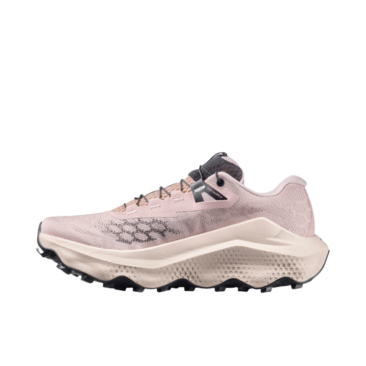 推荐商品：Salomon/萨洛蒙 ULTRA GLIDE 4 越野跑鞋 透气抓地缓震轻快 阴影灰色/粉色 