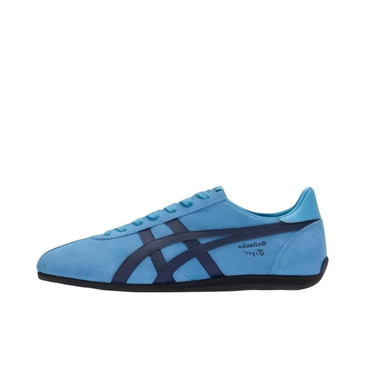 推荐商品：Onitsuka Tiger Mexico 66 德训鞋 运动休闲鞋 复古轻便透气舒适百搭防滑 蓝色/黑色
