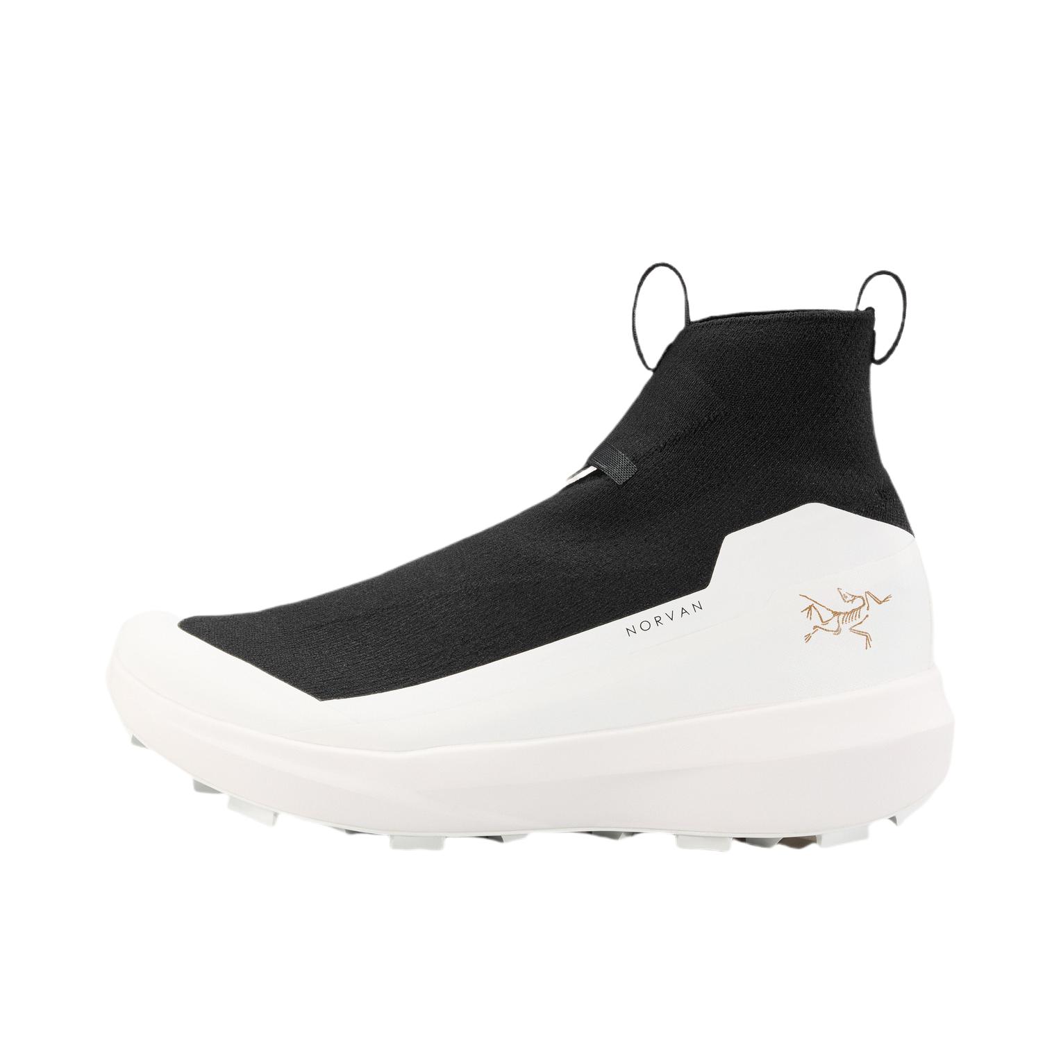 推荐商品：Arc'teryx 始祖鸟 NORVAN 4 NIVALIS SHOE 越野跑鞋 时尚百搭运动 黑色/极地白