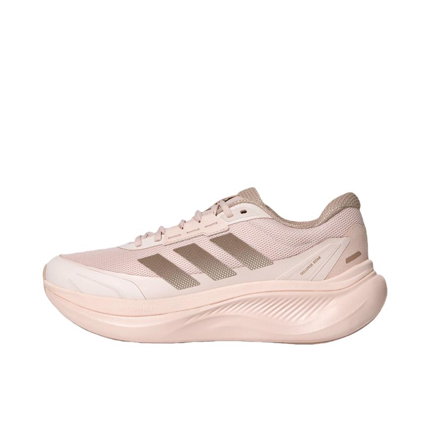 推荐商品：adidas DREAMCUSHION 跑鞋 防滑系带厚底贴合回弹稳定 奇迹石英色/奇迹灰褐棕