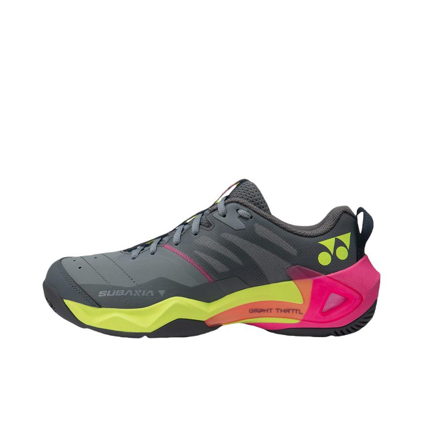 推荐商品：YONEX/尤尼克斯 Subaxia GT 羽毛球鞋 透气耐磨厚底轻量减震防滑 宽版/灰色