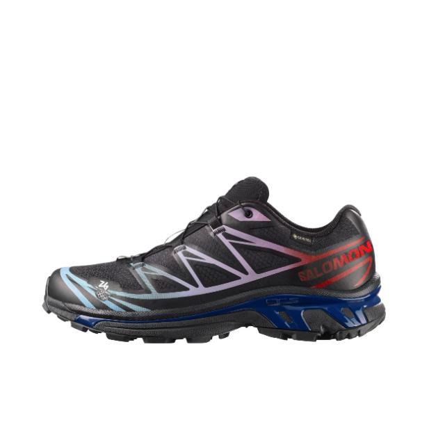 推荐商品：Salomon/萨洛蒙 XT-6 GTX 户外休闲鞋 防水包裹性支撑百搭厚底抽绳 黑色/红色/蓝色/粉色