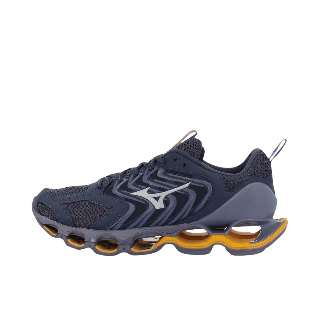 推荐商品：Mizuno/美津浓  WAVE PROPHECY 14 S 预言  镂空 缓震 透气 运动  跑鞋 蓝色