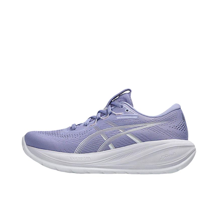 推荐商品：Asics/亚瑟士 GEL-CUMULUS 28 跑鞋 舒适缓震透气耐磨轻便训练马拉松回弹抓地耐穿贴合减震支撑 紫色