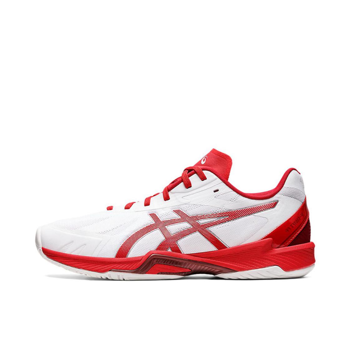 推荐商品：Asics/亚瑟士 V-Swift FF 3 减震回弹 织物包裹性 防滑耐磨 人造革 排球鞋 白色/红色