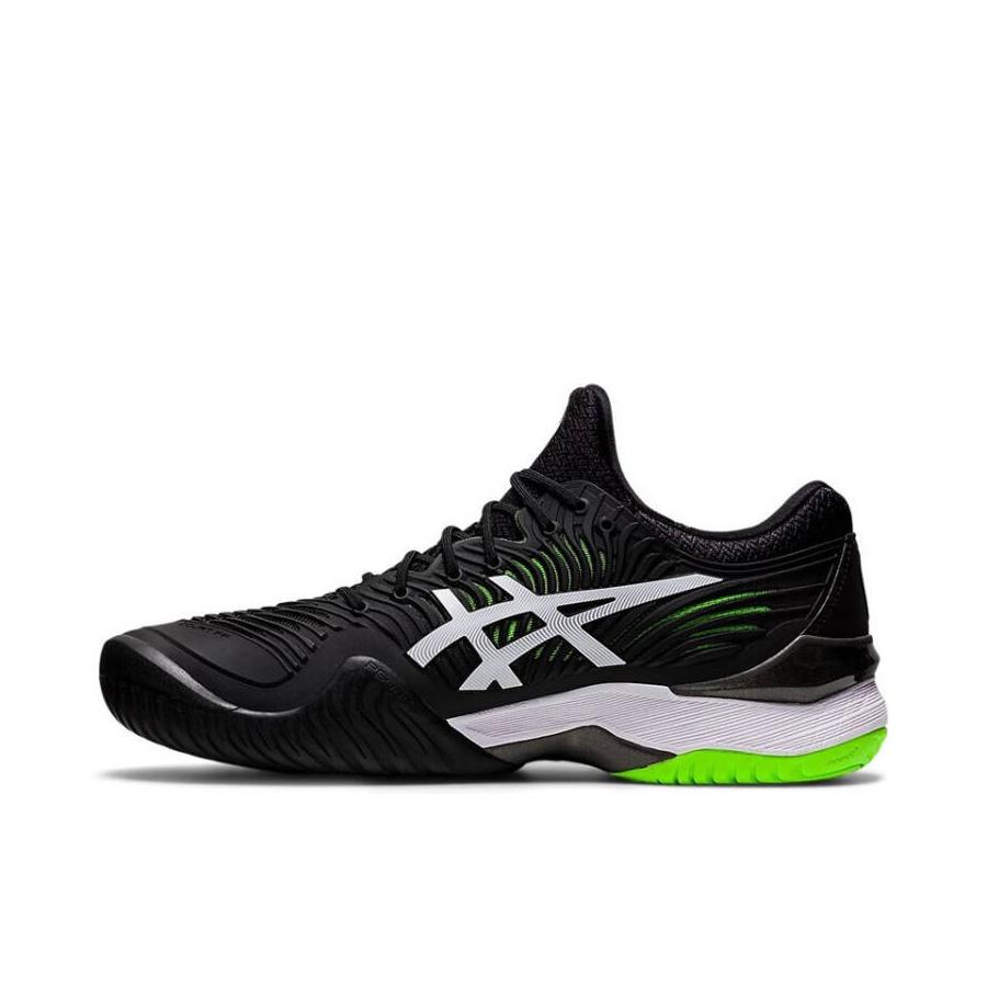 推荐商品：Asics/亚瑟士 Court FF 2 Novak 防滑耐磨 网面透气 稳定支撑 减震 合成革 织物 网球鞋 绿色/黑色/白色