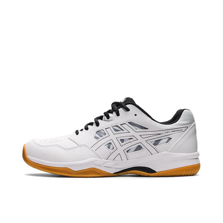 推荐商品：Asics/亚瑟士 Gel-Renma 羽毛球鞋 减震稳定支撑防滑耐磨网面透气舒适百搭简约休闲 白色