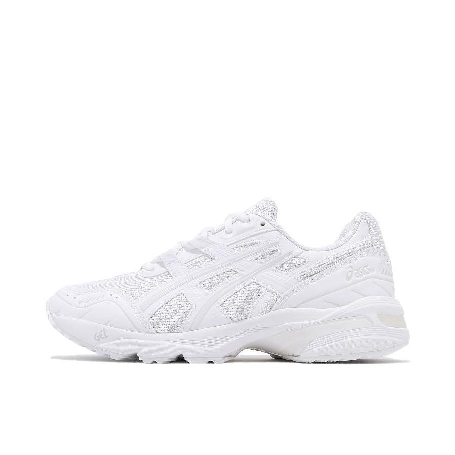 推荐商品：Asics/亚瑟士 Gel-1090 跑鞋 防滑耐磨舒适透气缓震稳定复古织物合成革慢跑耐用流光风 白色