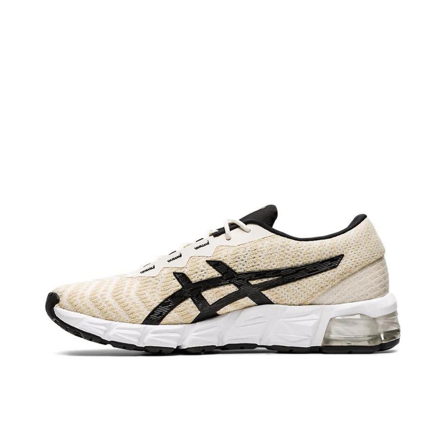 推荐商品：Asics/亚瑟士 GEL-Quantum 180 5 防滑耐磨 网面 跑鞋 白桦色/黑色