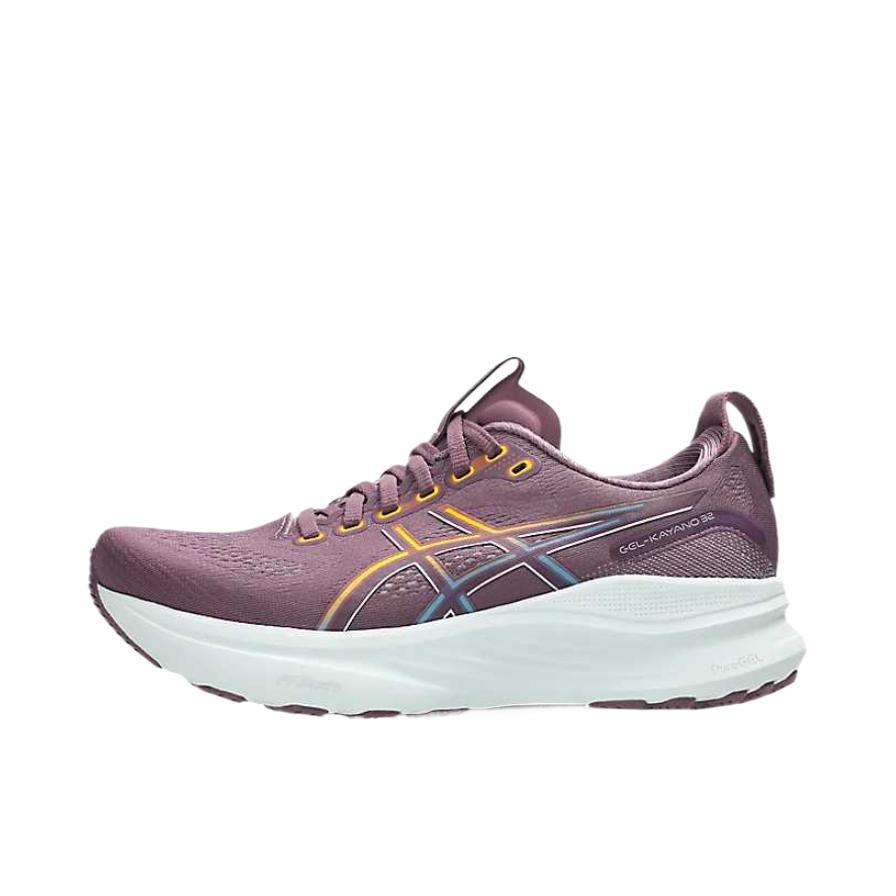 推荐商品：Asics/亚瑟士 GEL-KAYANO 32 跑鞋 防滑耐磨稳定支撑缓震回弹轻量训练圆头体测夜跑短跑 天鹅绒紫/萨巴蓝