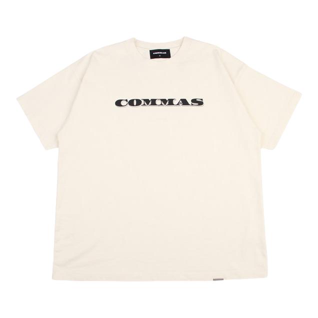 推荐商品：【范丞丞同款】 commasss/COMMAS线上商店 做旧原创水洗短袖T恤 C2022SS01-01/02/03 米白