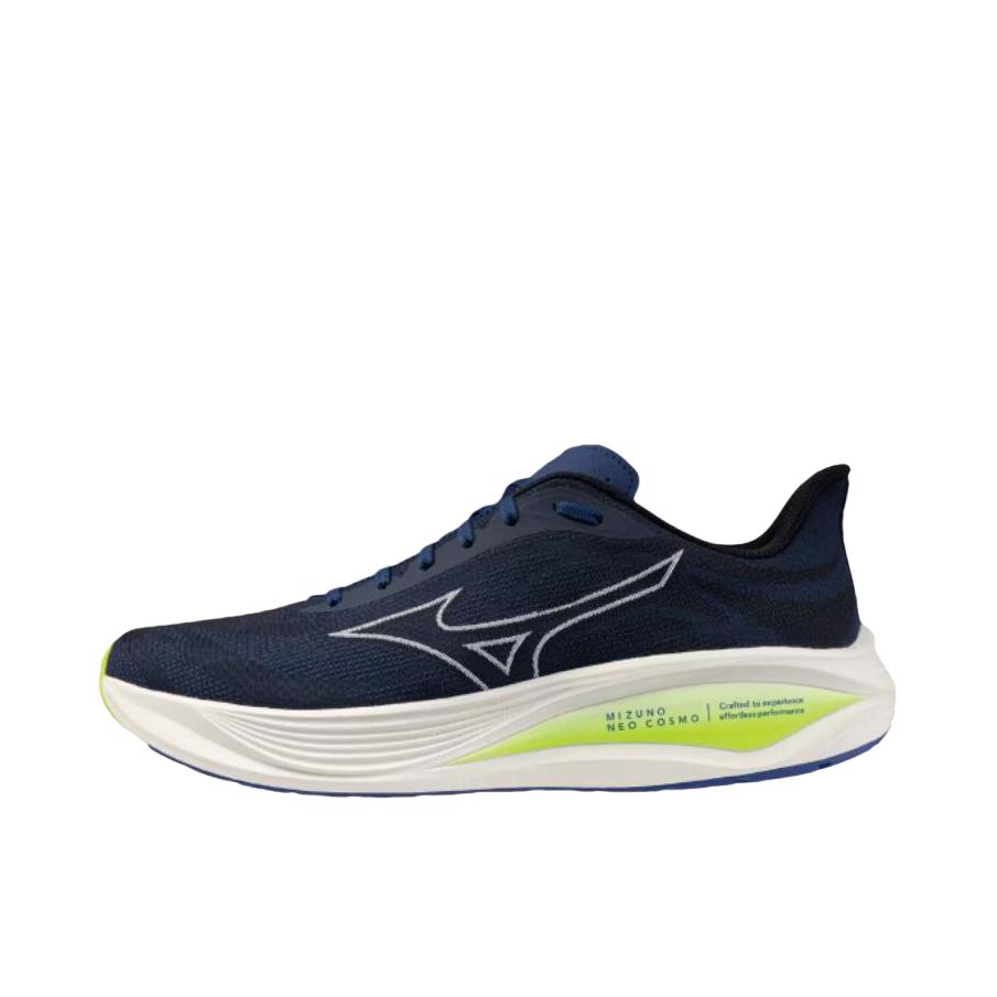 推荐商品：Mizuno/美津浓 NEO COSMO 跑鞋 休闲简约低帮橡胶 蓝色