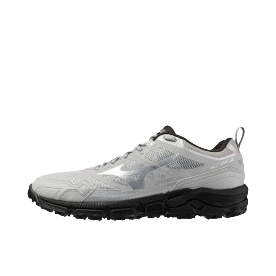 推荐商品：Mizuno/美津浓 WAVE DAICHI LS 跑鞋 圆头系带厚底 灰色