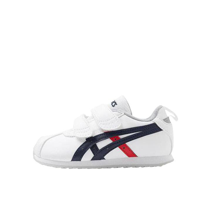 推荐商品：Asics/亚瑟士 Corsair Mini 防滑耐磨 轻便软底 时尚休闲 舒适透气 运动鞋儿童 小童/白色/黑色