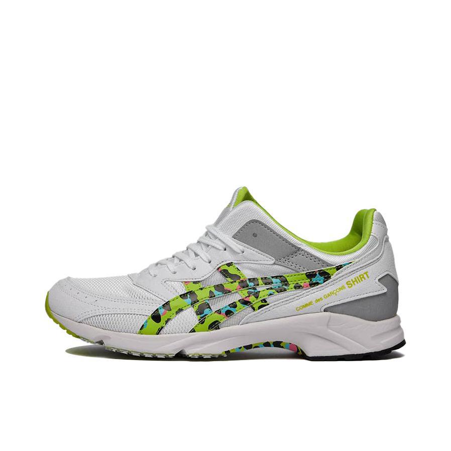 推荐商品：Asics/亚瑟士 Tarther 跑鞋 防滑耐磨透气舒适 川久保玲联名/白色/绿色
