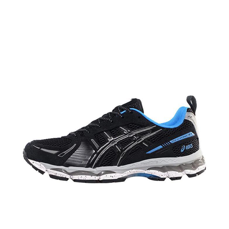 推荐商品：Asics/亚瑟士 Gel-Kayano 12.1 跑鞋 防滑低帮休闲圆头贴合支撑 Liberaiders联名/黑色/蓝色
