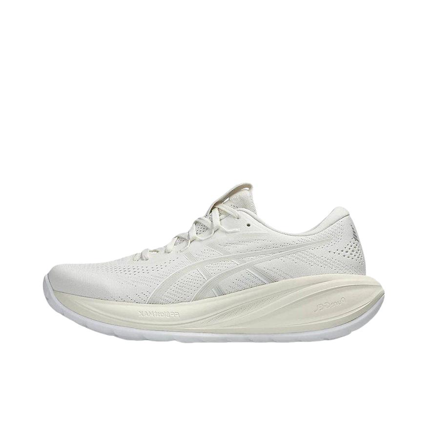 推荐商品：Asics/亚瑟士 GEL-CUMULUS 28 跑鞋 舒适缓震透气耐磨轻便训练马拉松回弹抓地耐穿贴合减震支撑 浅白色