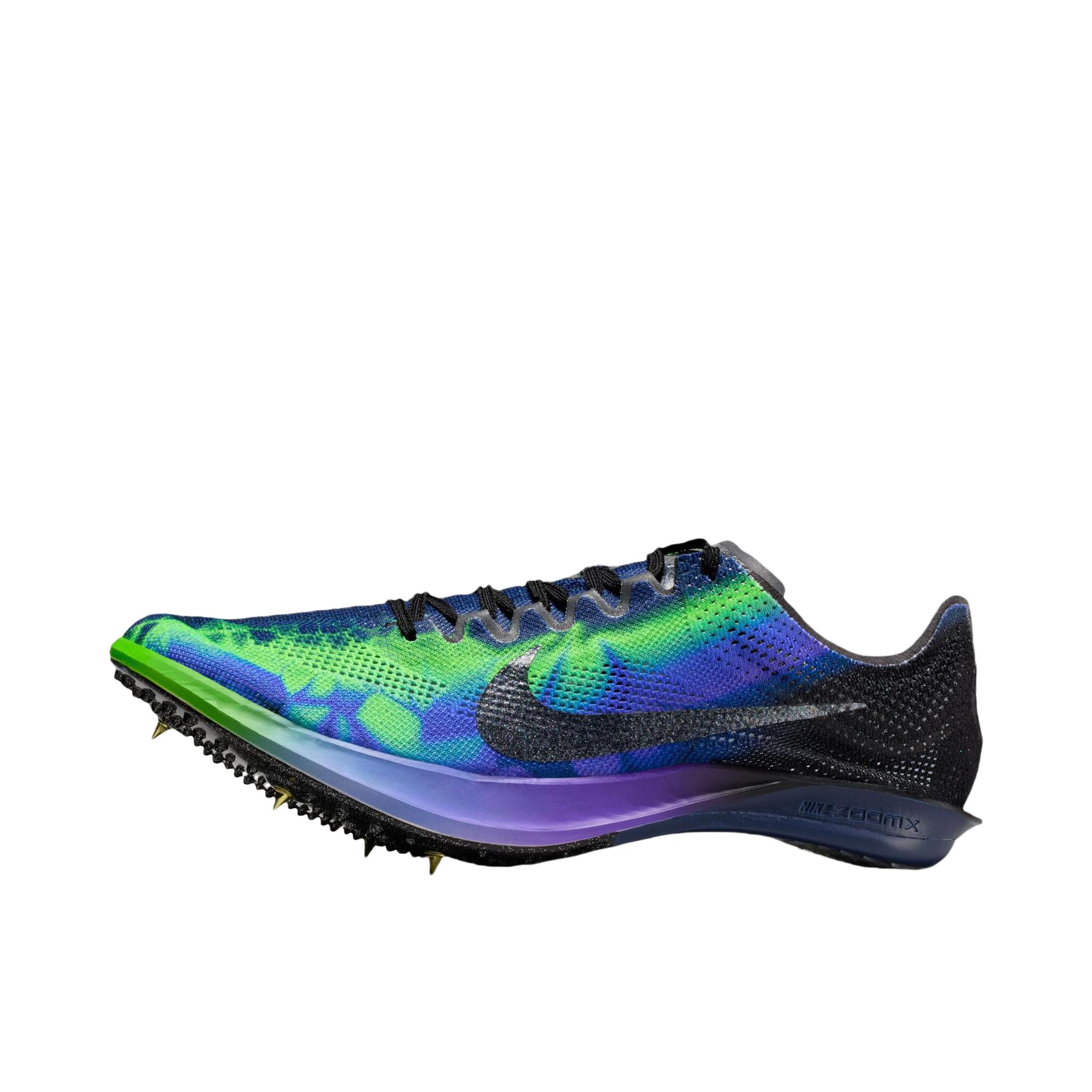 推荐商品：Nike Dragonfly 2 Proto 蜻蜓 跑鞋 田径比赛防滑耐磨透气体考系带支撑训练中长跑碳板钉鞋轻便竞速贴合 电光绿