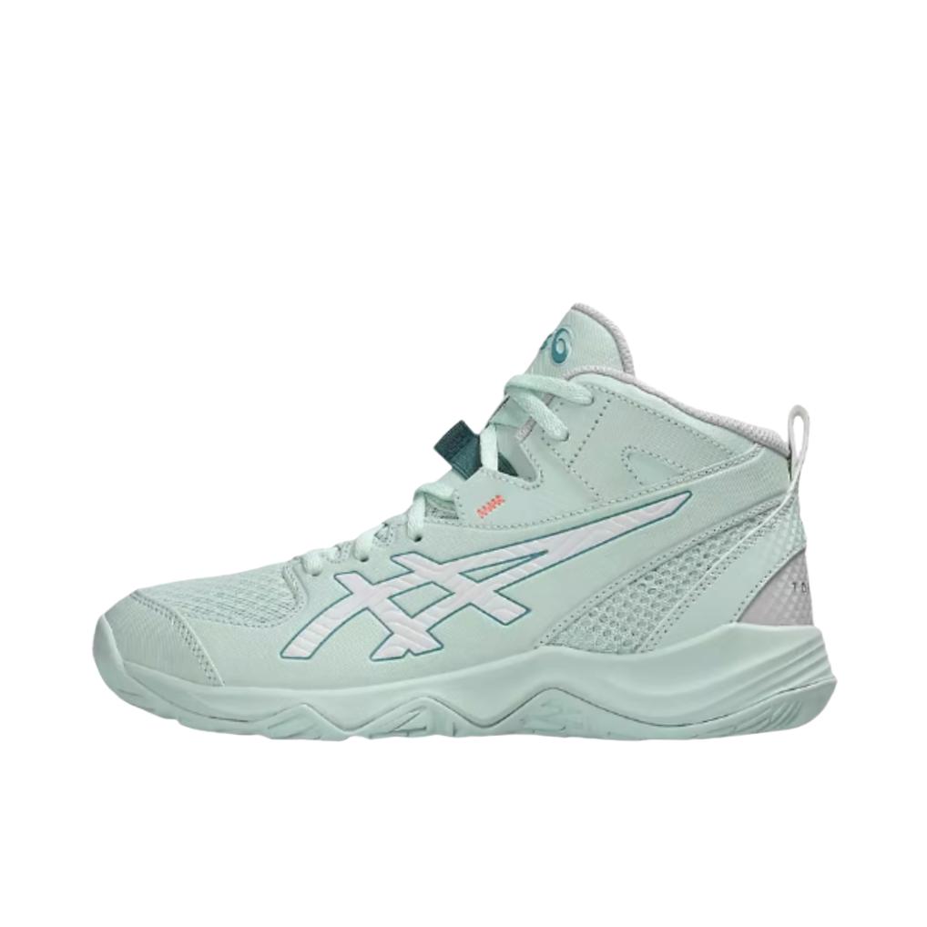 推荐商品：Asics/亚瑟士 DUNKSHOT MB 10 轻量 缓震 运动 户外 篮球鞋 大童/绿色/白色
