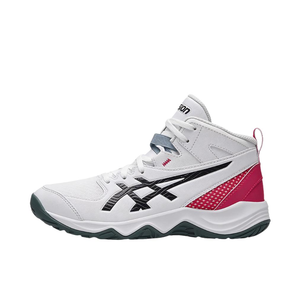 推荐商品：Asics/亚瑟士 DUNKSHOT MB 10 轻量 缓震 运动 户外 篮球鞋 大童/白色/粉色/灰色