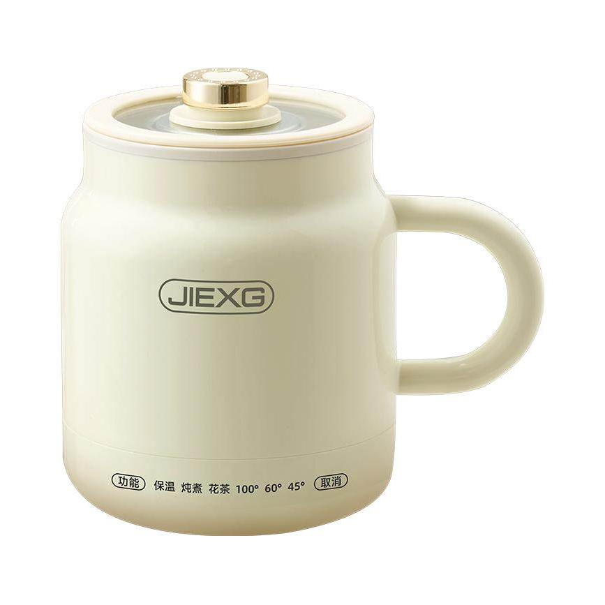 推荐商品：JIEXG 0.8L 炖煮一体电热杯 热牛奶 烧水 保温 A1-01