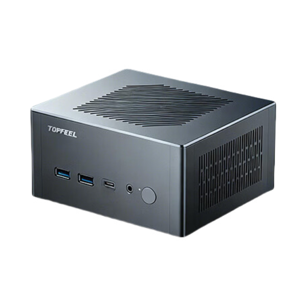 推荐商品：TOPFEEL/极夜 DeskOne T2 迷你台式机 CNC铝合金机身 三盘位