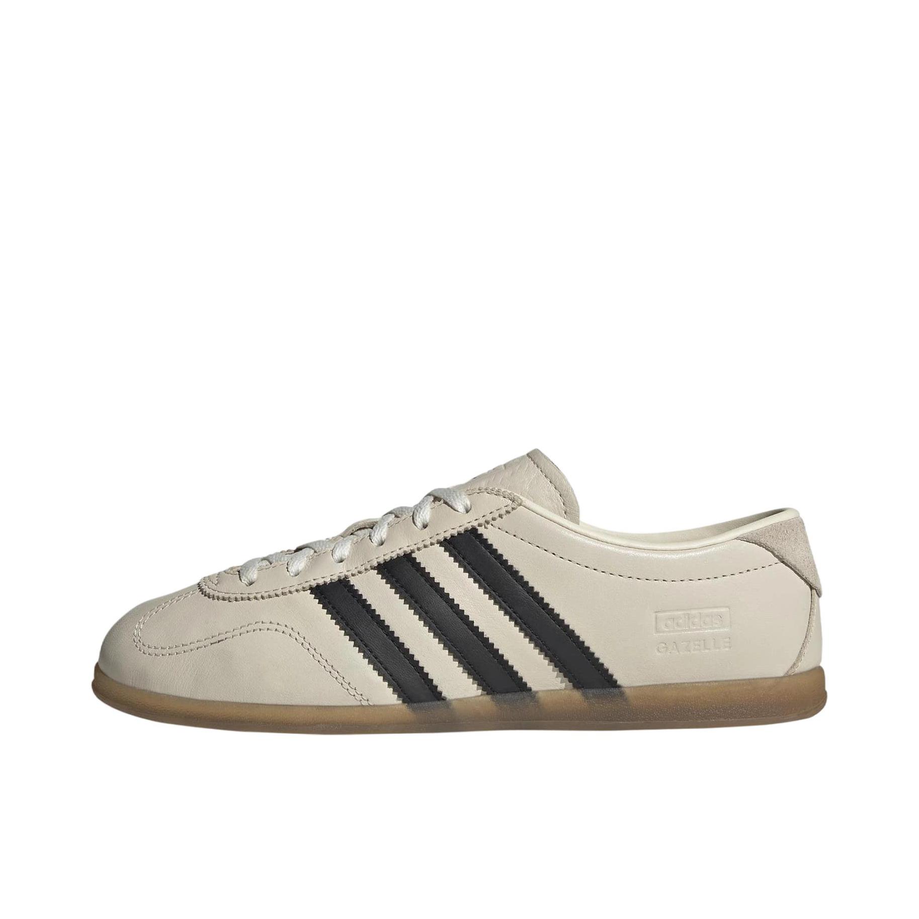 推荐商品：adidas Originals GAZELLE Lo Pro 板鞋 百搭耐磨低帮舒适薄底德训鞋T头鞋复古防滑贴合 白色 