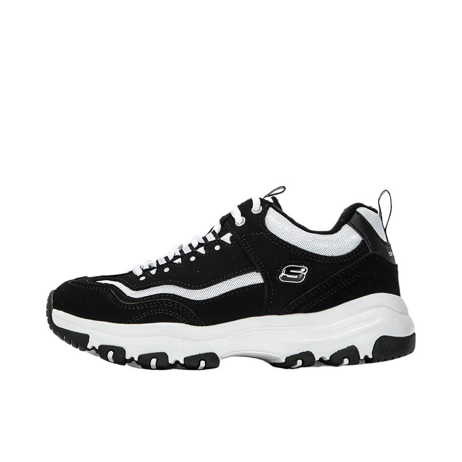 推荐商品：Skechers/斯凯奇 I-Conik 奥利奥 老爹鞋 熊猫鞋 厚底增高复古时尚缓震透气运动休闲轻便 女款/黑色/白色/熊猫