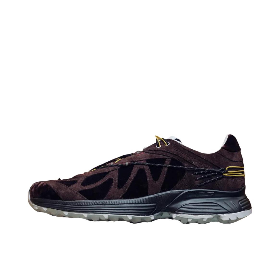 推荐商品：Salomon/萨洛蒙 XT-WHISPER 跑鞋 百搭耐磨低帮圆头 HYPEBEAST联名/红色/褐色