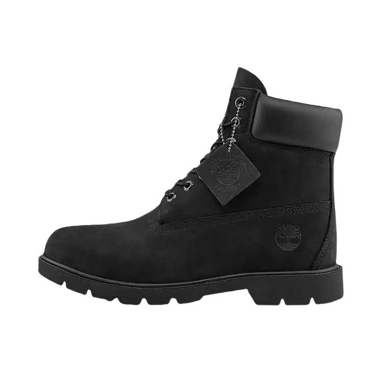 推荐商品：Timberland/添柏岚 Premium 马丁靴 舒适防水防滑耐磨减震复古高筒户外保暖增高 宽版/黑色