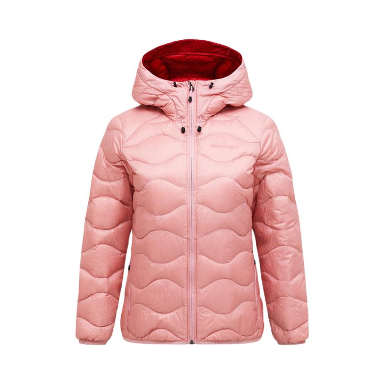 推荐商品：Peak Performance/壁克峰 保暖拉链鸭绒羽绒服 女装 G79841-3 暖颊粉/复古红