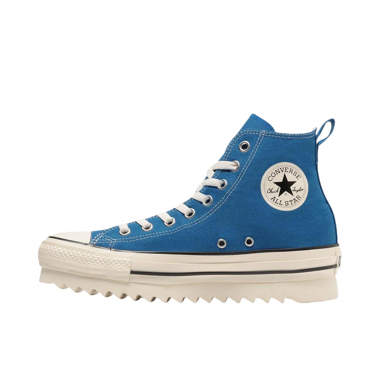 推荐商品：Converse/匡威 All Star Sharksole 帆布鞋 防滑耐磨低帮圆头平跟 高帮/蓝色