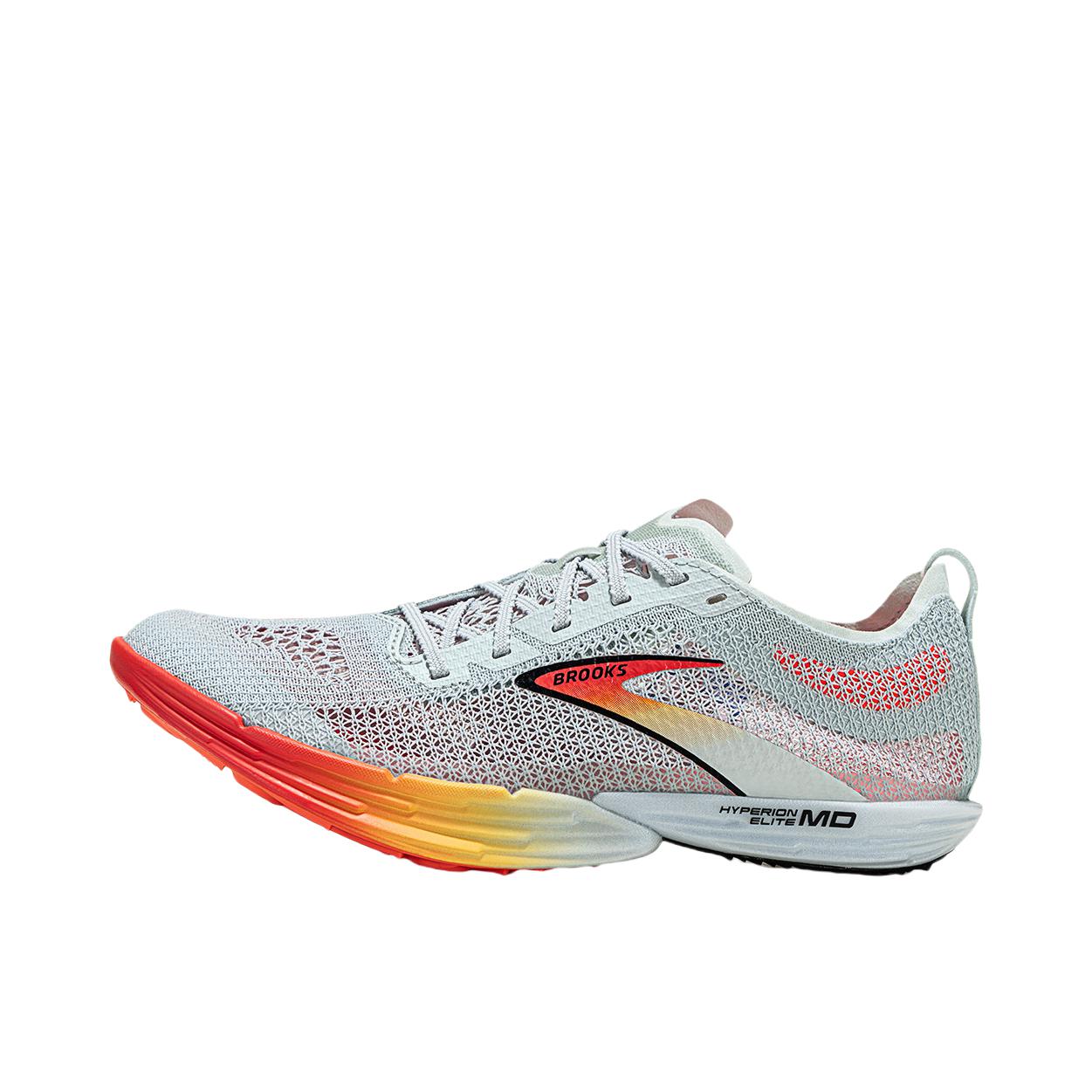 推荐商品：Brooks/布鲁克斯 Hyperion Elite MD 跑鞋 长跑田径比赛竞速 天蓝色/灰色/白色/红桃色