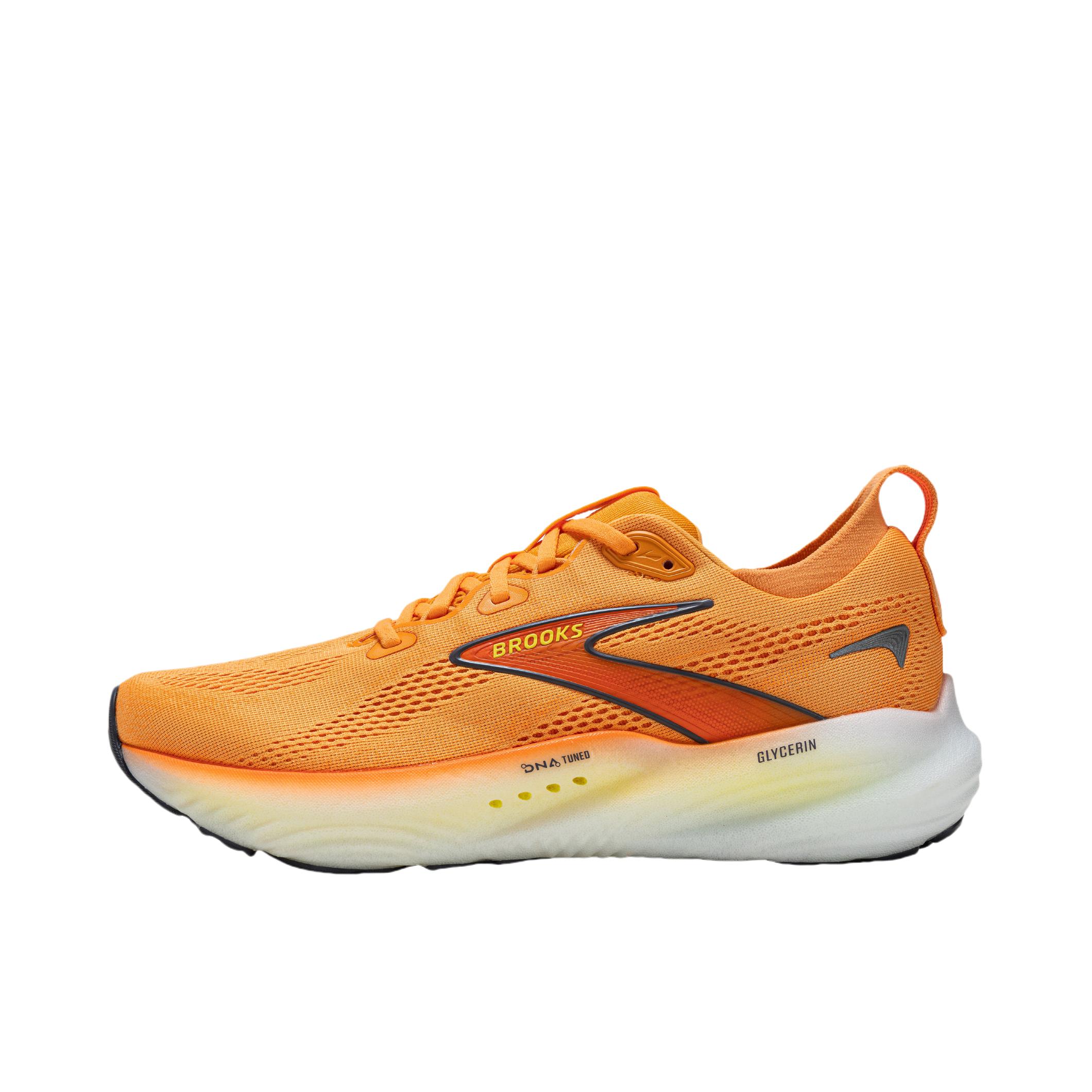 推荐商品：Brooks/布鲁克斯  Glycerin 22  甘油 22  减震透气 支撑 长跑  跑鞋 平衡版/桔红色/荧光黄色/绿色/白色